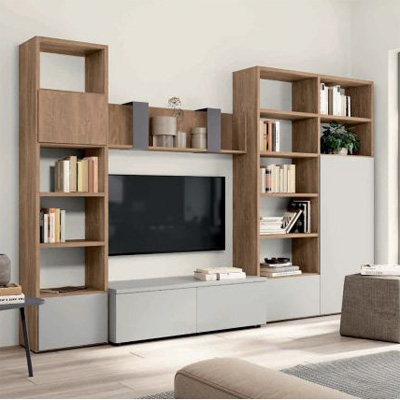 Pareti attrezzate modulari